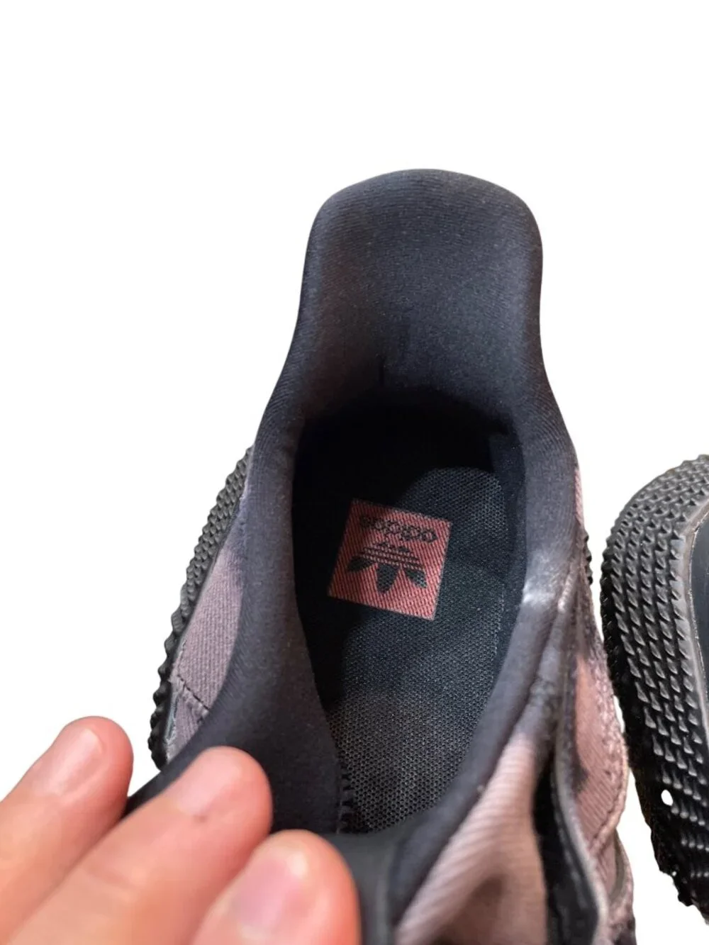 Adidas mens prophere bleached black camo roque denim sneakers sz 13 SKU 10481